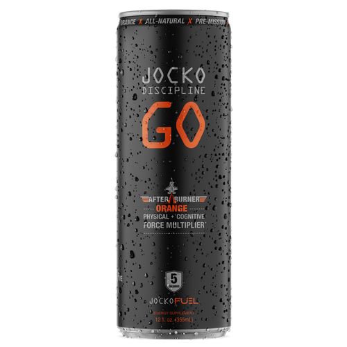 JOCKO DISCIPLINE GO DRINK - AFTER BURNER ORANGE - (Singles)