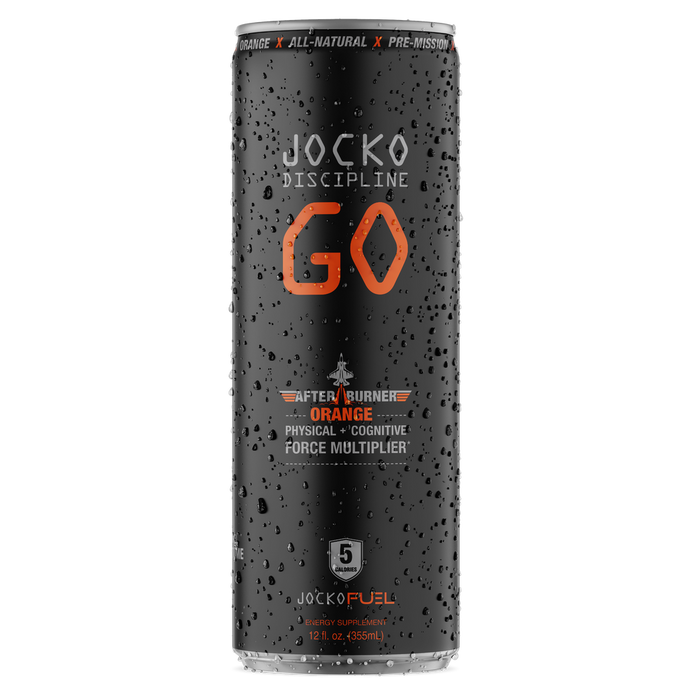 JOCKO DISCIPLINE GO DRINK - AFTER BURNER ORANGE - (Singles)