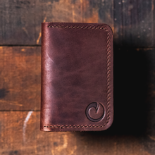 Load image into Gallery viewer, THE RAW EDGE BIFOLD WALLET - BISON