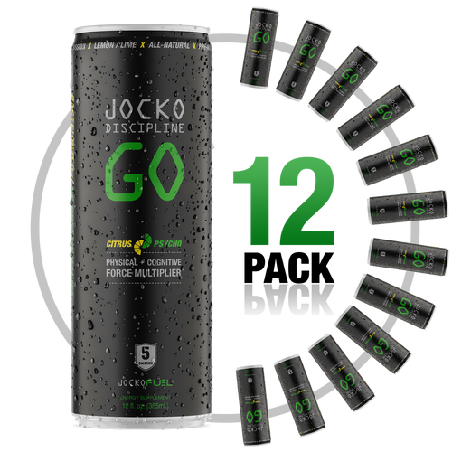 JOCKO DISCIPLINE GO DRINK - CITRUS PSYCHO - 12 Pack