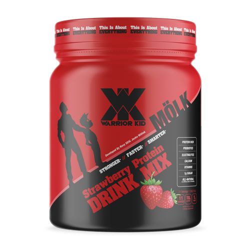 WARRIOR KID: STRAWBERRY PROTEIN DRINK MIX